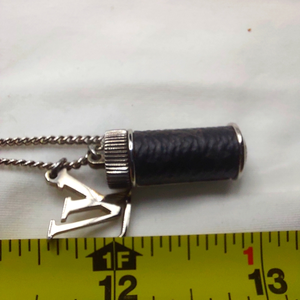 Louis Vuitton Monogram Eclipse Collier Charms Nec… - image 4